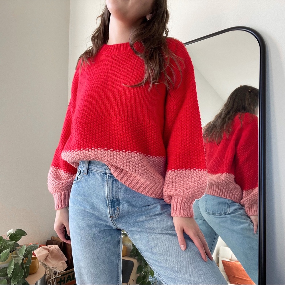 GAP Color Block Sweater